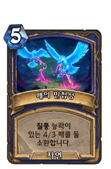 매의 민첩성