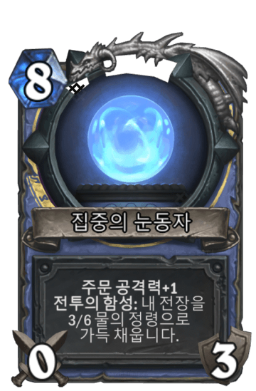 집중의 눈동자
